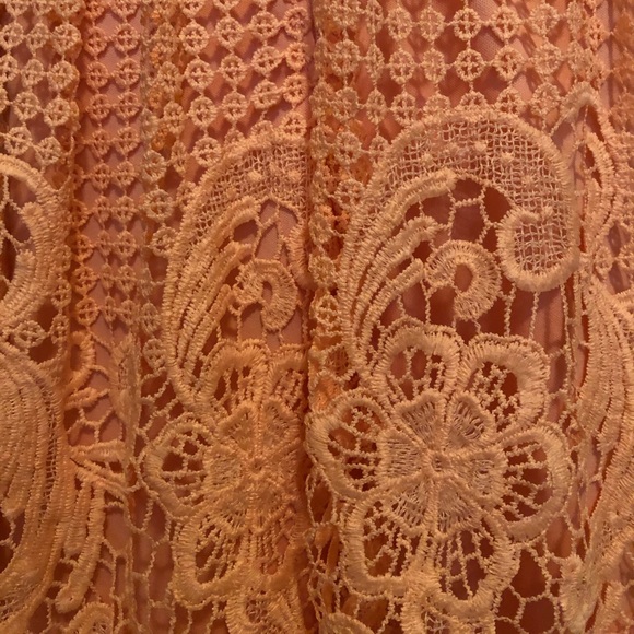 Altar’d State Size Medium Flirty Peach Lace Dress - Picture 8 of 11
